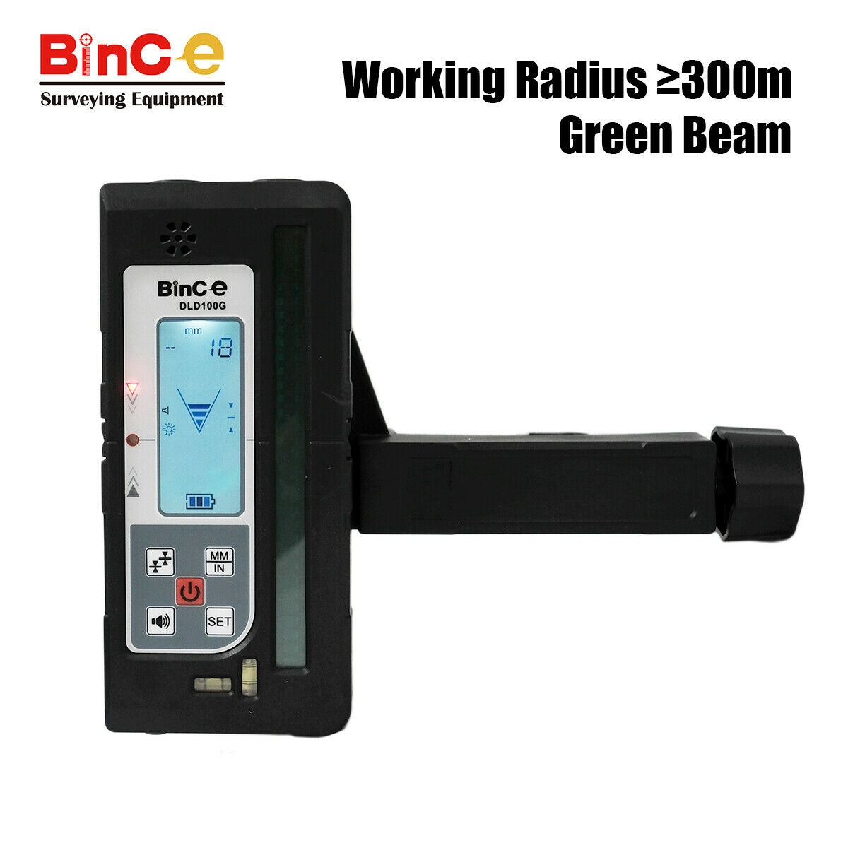 Millimeter Laser Detector Receiver for Green Beam Rotary Laser Level w