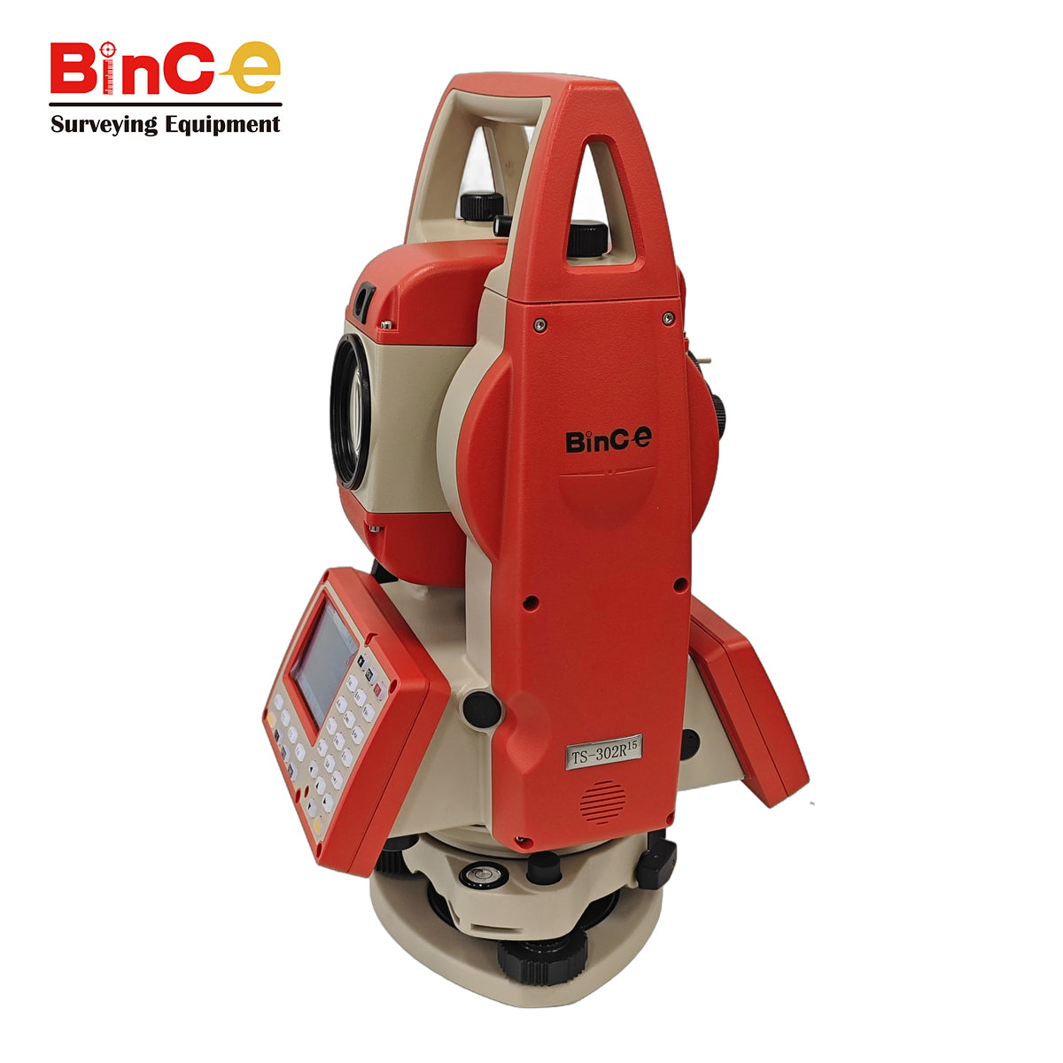 Bince TS-302R15 2'' Reflectorless 1000m Total Station w/Tripod, Prism, Pole, Bipod, Surveying Set