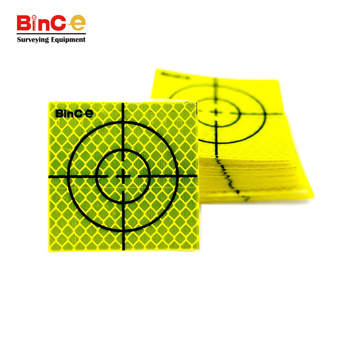 Reflective Prism Sheet Survey Targets Reflector Adhesive 100PCS Total ...
