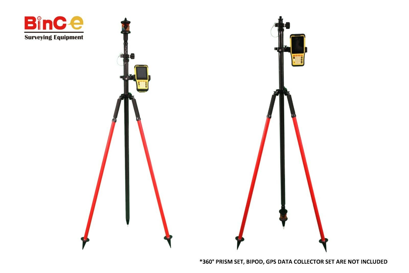 Carbon Fibre Pole 2.5M Metric for GNSS, GPS RTK Surveying, Total Station Prism