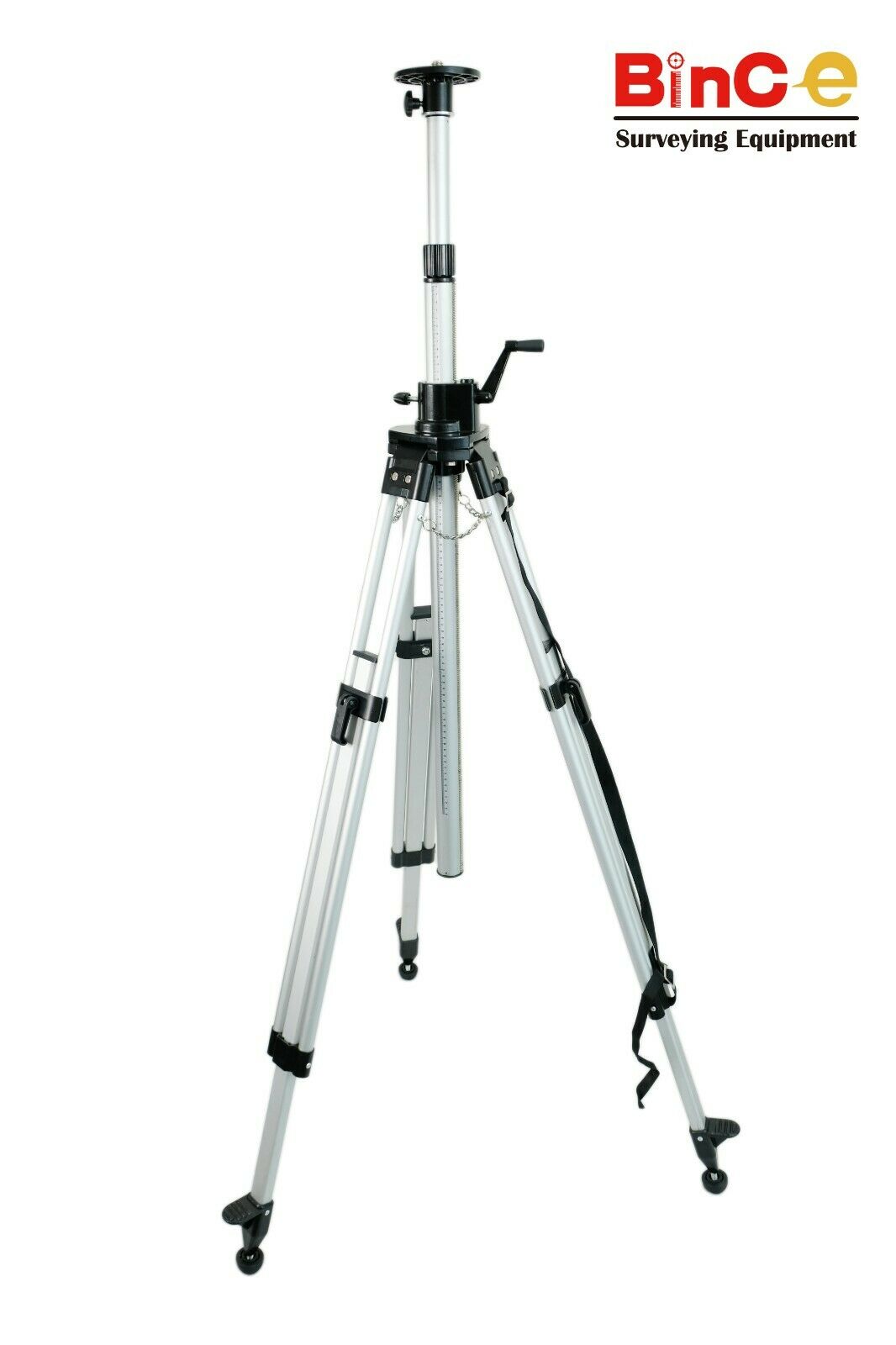 3.4M Elevating Tripod, Elevator Tripod for Survey Rotary Laser Level Surveying