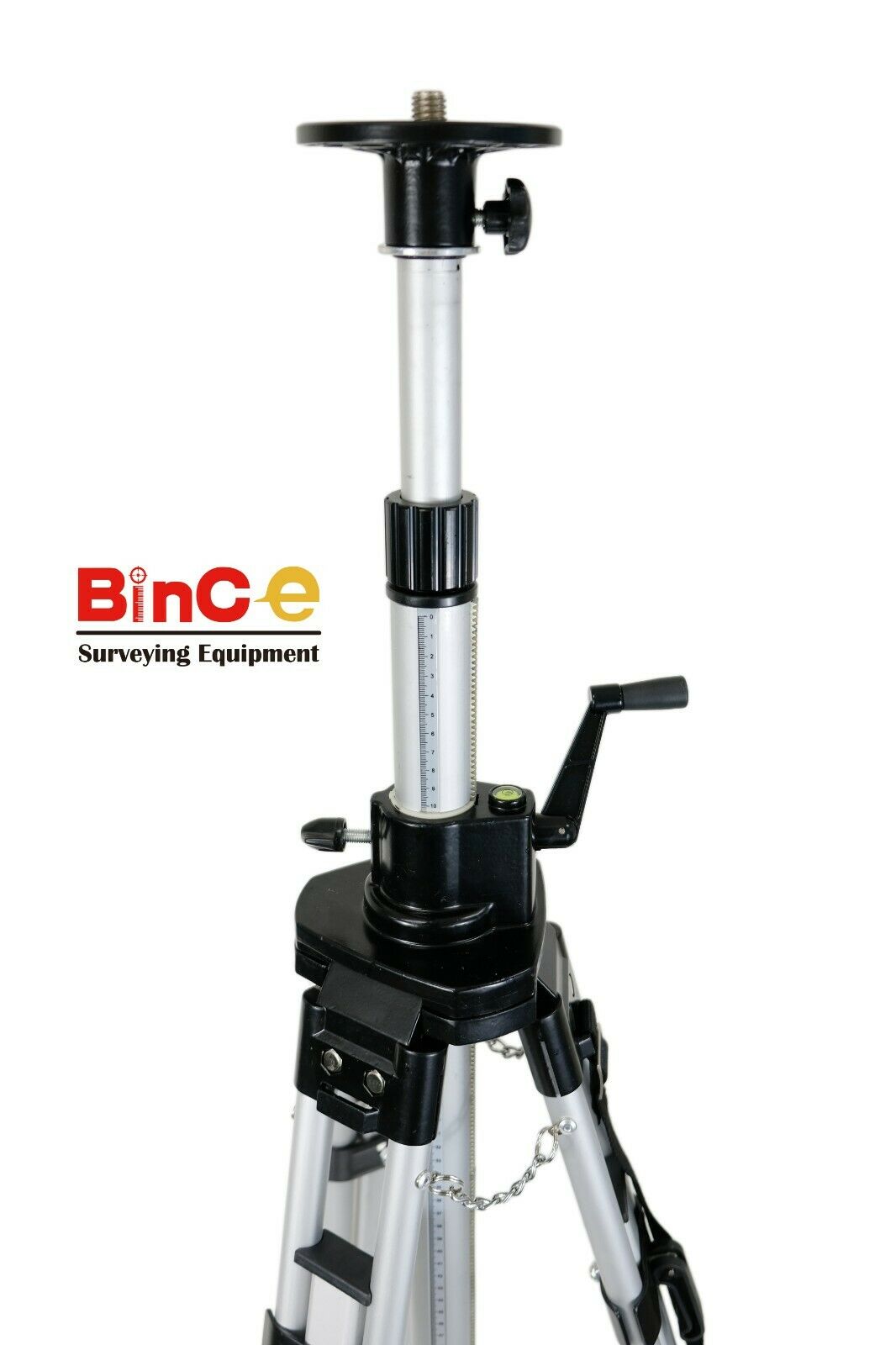 3.4M Elevating Tripod, Elevator Tripod for Survey Rotary Laser Level Surveying