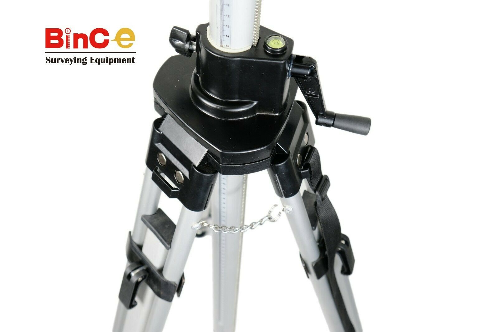 2.3M Elevating Tripod, Elevator Tripod for Survey Rotary Laser Level Surveying