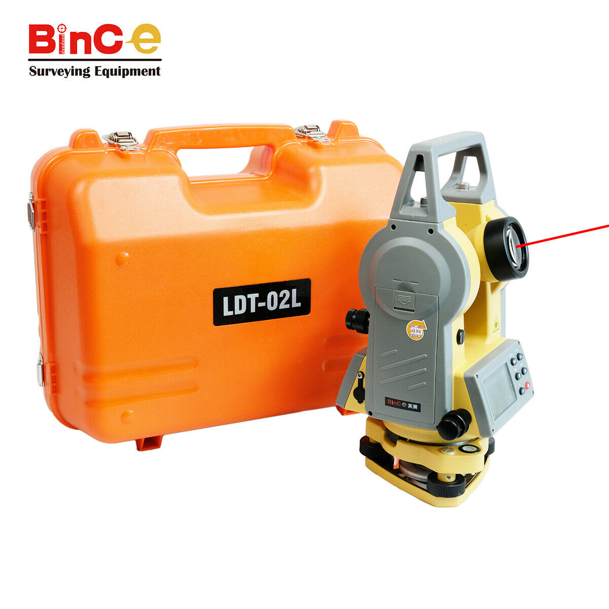 Bince LDT-02L 2'' Laser Electronic Digital Surveying Theodolite Calibrated