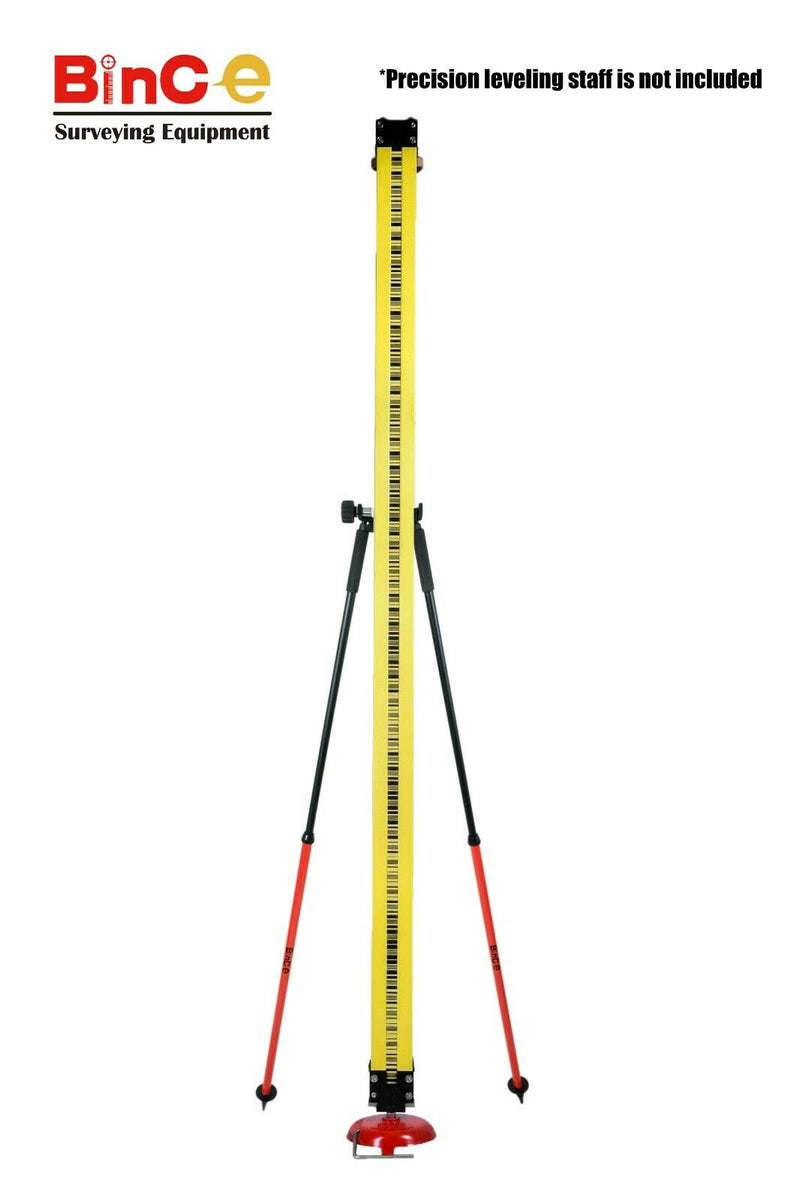 Invar Leveling Staff Rod Bipod, Precision Levelling Staff Rod Holder f ...