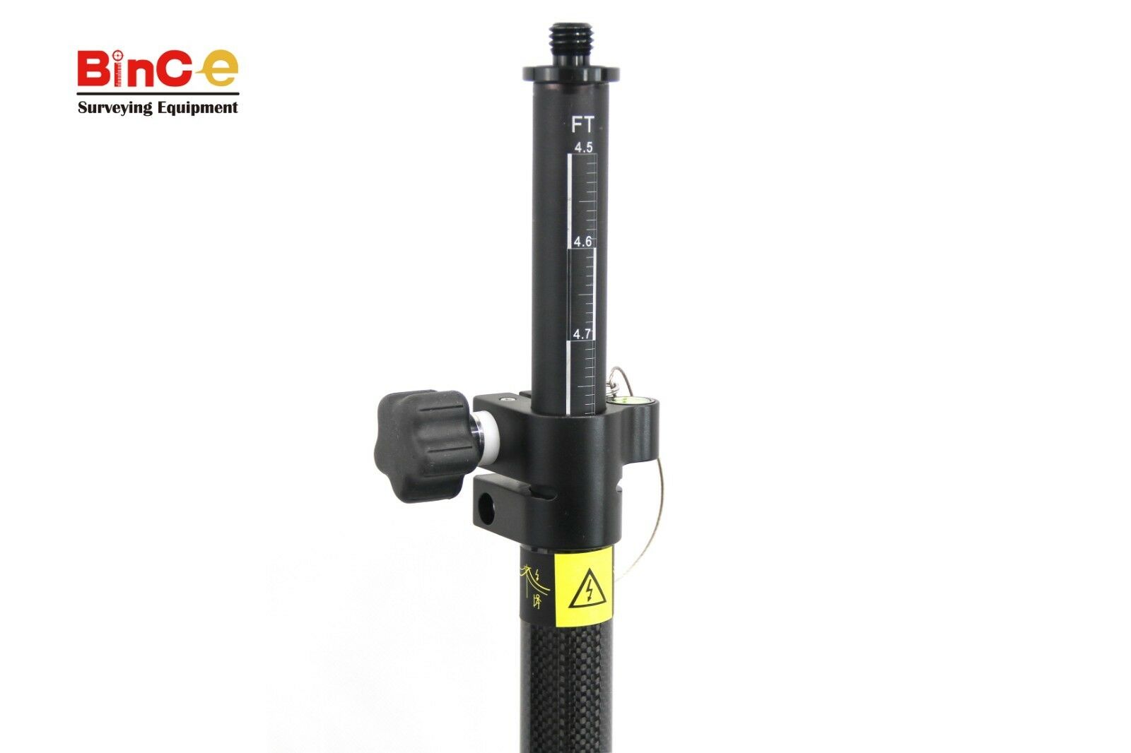 Carbon Fibre Pole 2.5M for GNSS, GPS RTK Surveying, Total Station Prism, Survey