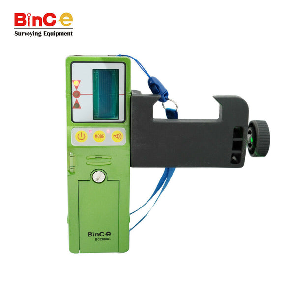 Laser Level Receiver Detector for Green Beam Cross Line Laser with Clamp Bracket