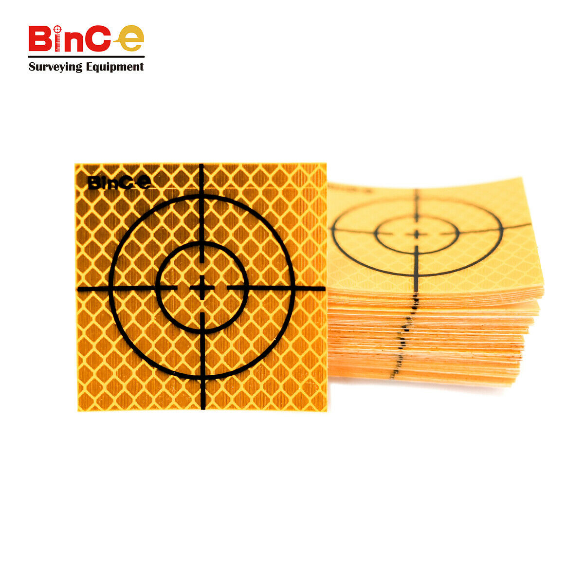 Reflective Prism Sheet Survey Targets Reflector Adhesive 100PCS Total ...