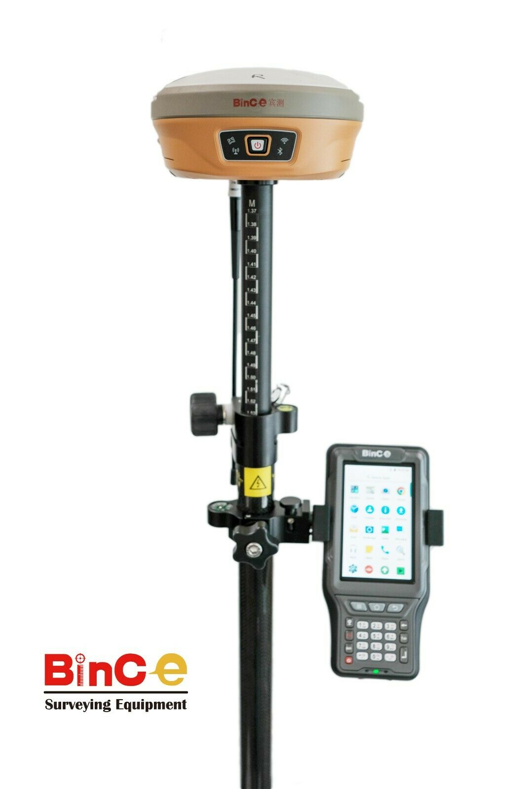 Bince N90 GPS RTK GNSS System Base + Rover + External 35W Radio Surveying Set Novatel OEM729 Main Board