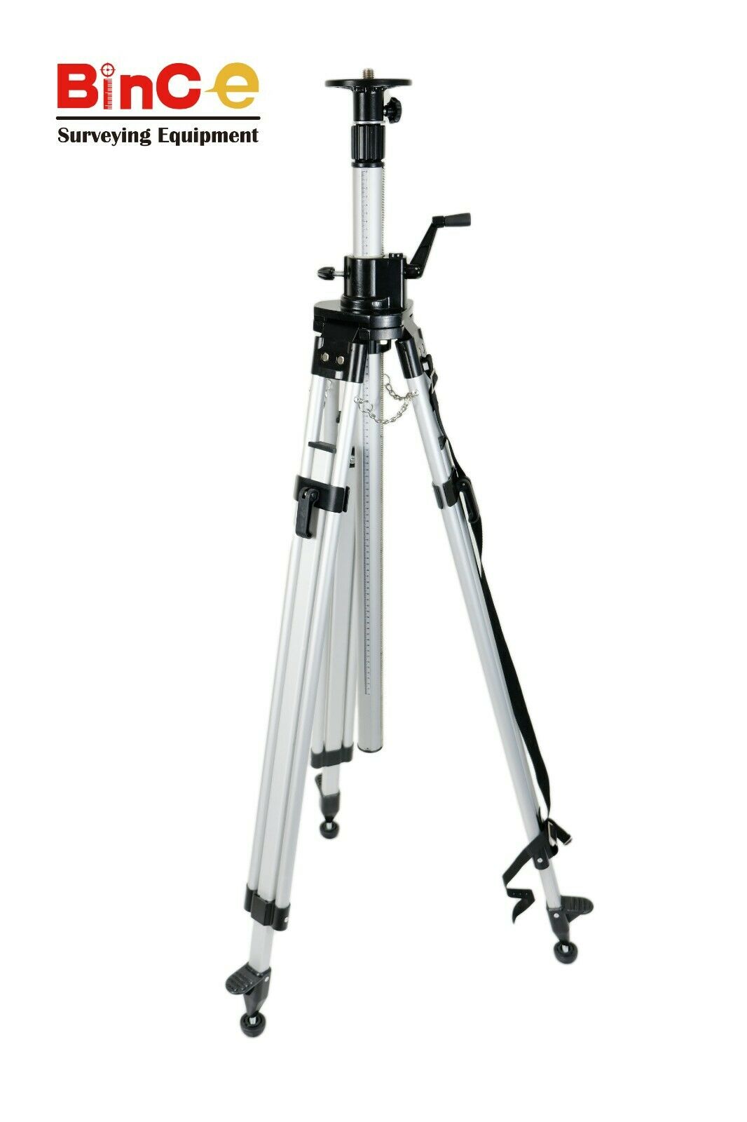 3.4M Elevating Tripod, Elevator Tripod for Survey Rotary Laser Level Surveying