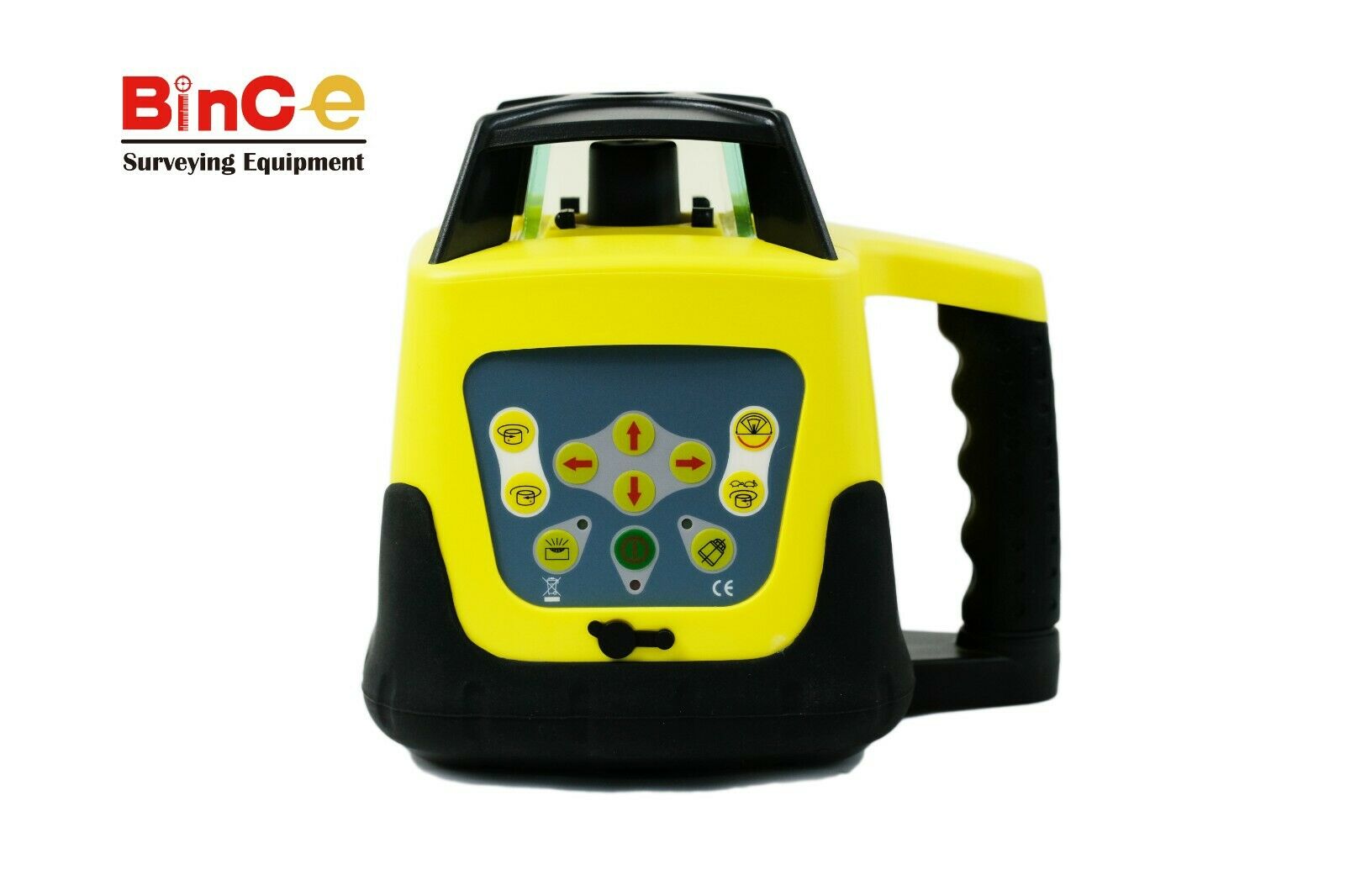 500M Electronic Leveling Red Rotating Rotary Laser Level w Controller & Detecter