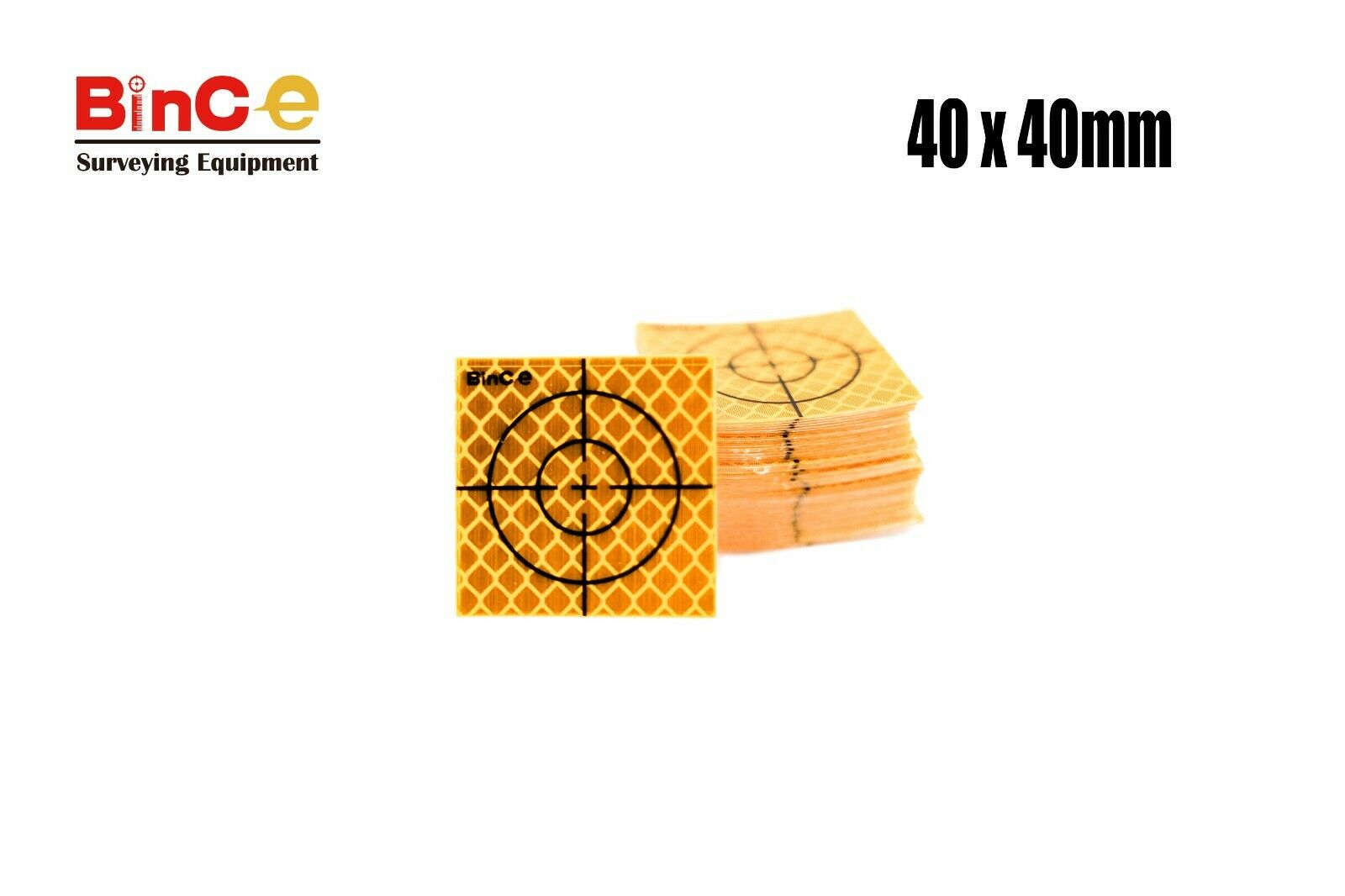 Reflective Prism Sheet Survey Targets Reflector Adhesive 100PCS Total ...