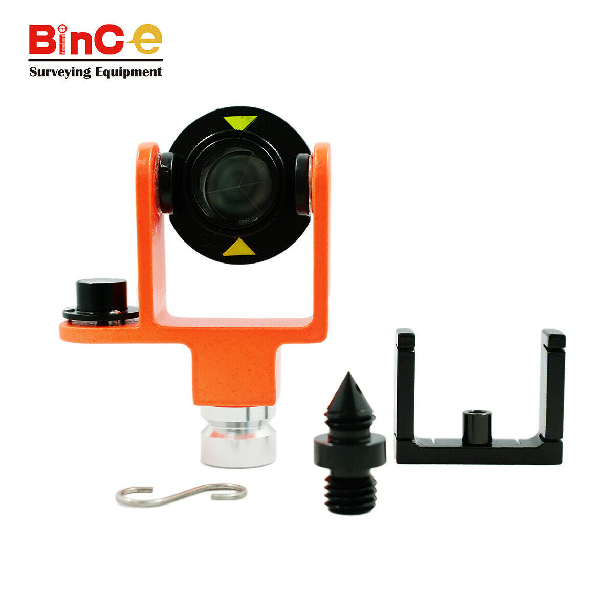 0mm/-30mm Offset Survey Prism Mini Prism w Side-mounted Vial for Total Station