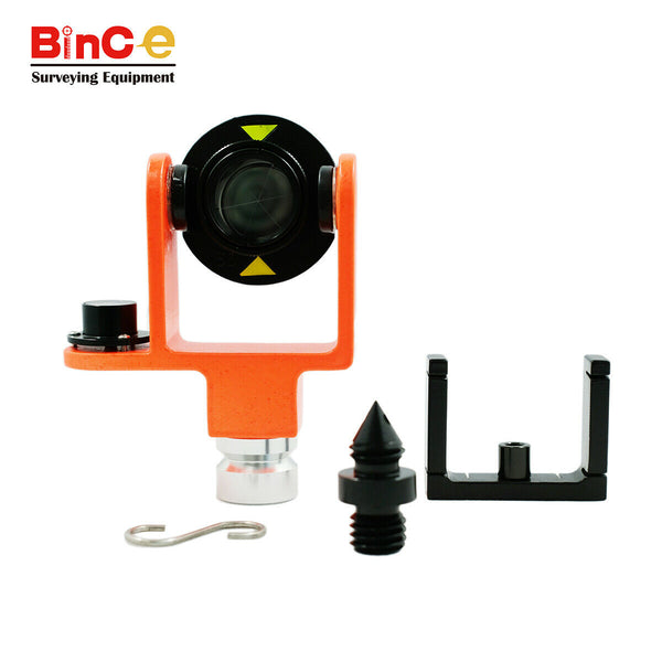 0mm/-30mm Offset Survey Prism Mini Prism w Side-mounted Vial for Total Station