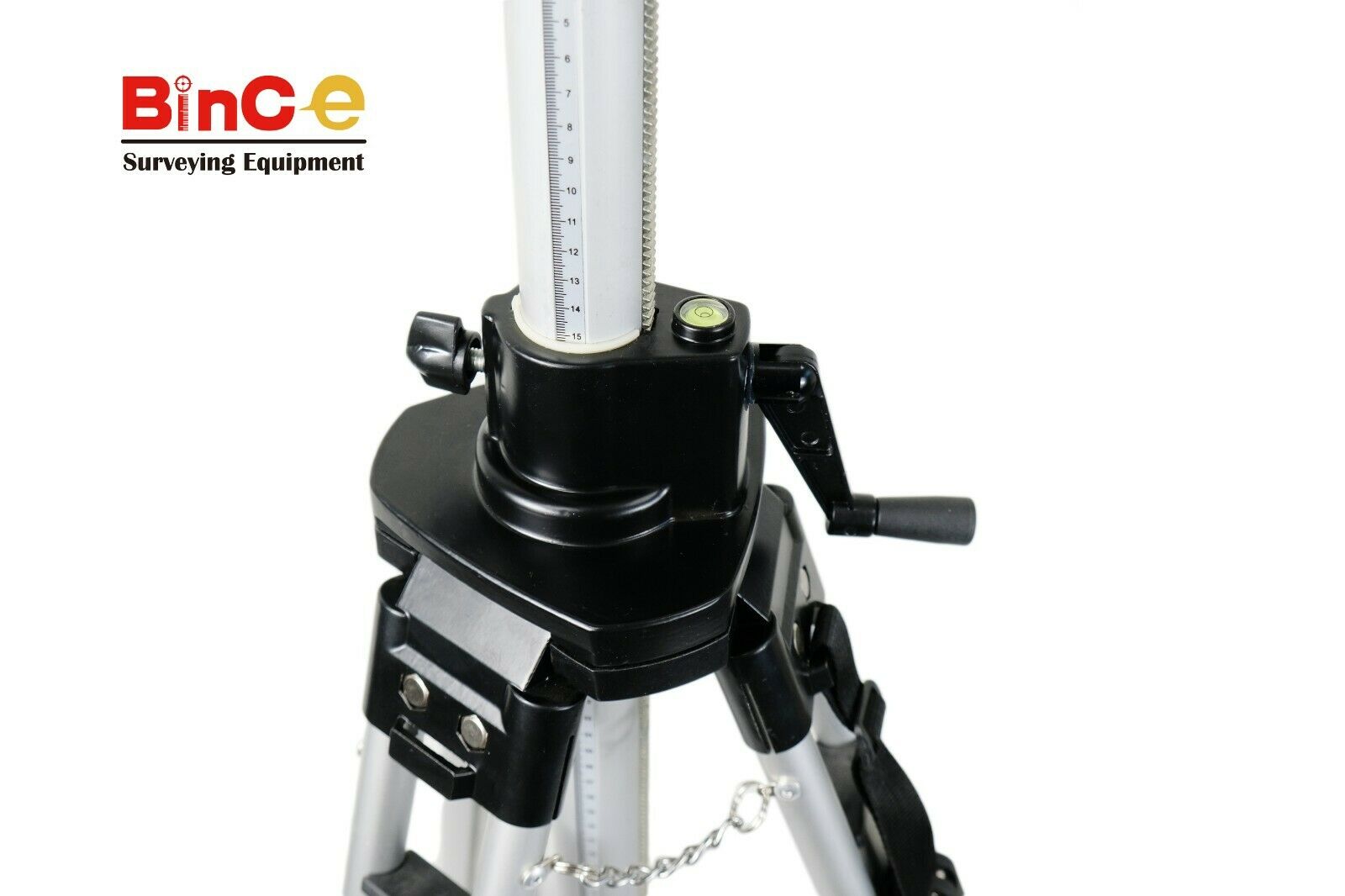 2.3M Elevating Tripod, Elevator Tripod for Survey Rotary Laser Level Surveying