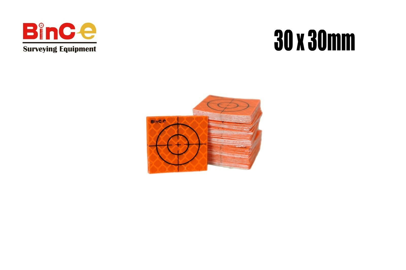 Reflective Prism Sheet Survey Targets Reflector Adhesive 100PCS Total ...
