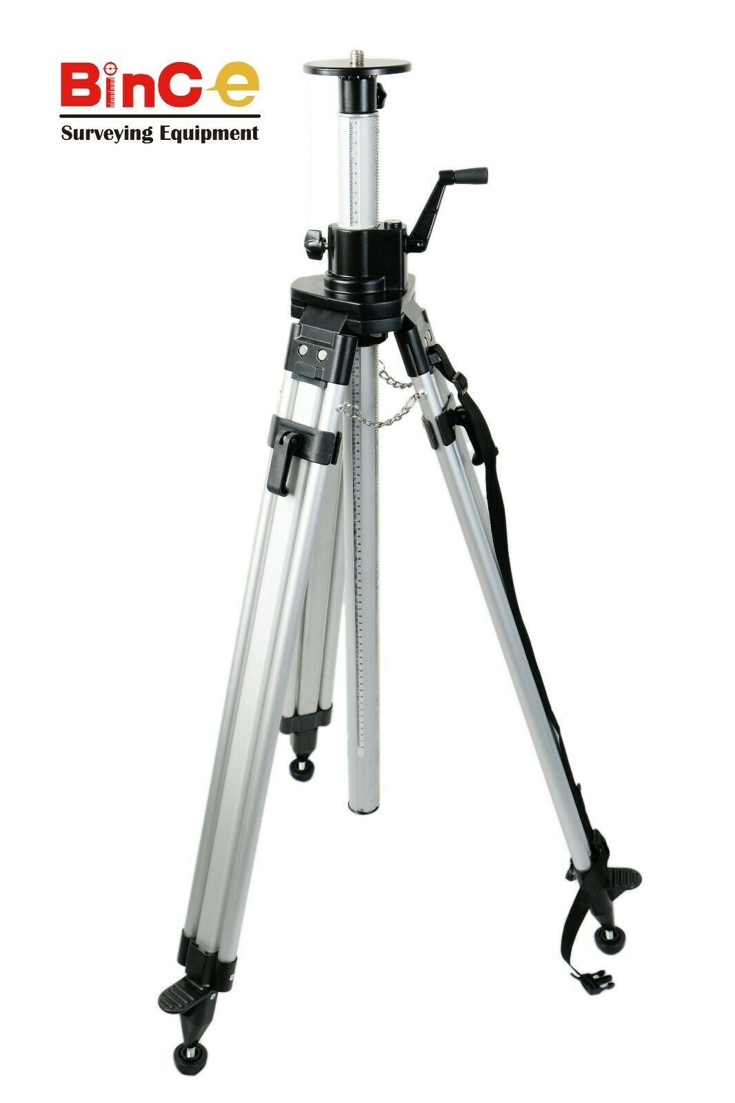 2.3M Elevating Tripod, Elevator Tripod for Survey Rotary Laser Level Surveying