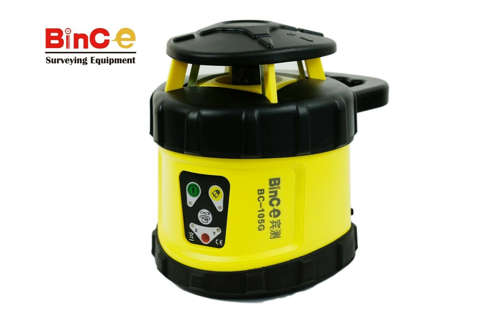 500M Electronic Leveling Rotating Rotary Laser Level Green w Control & Detecter