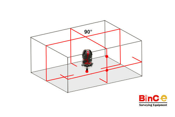 BC-A5 Multi Cross Line Rotary Laser Level Red Beam 3 Dot 4V1H3D Self L ...
