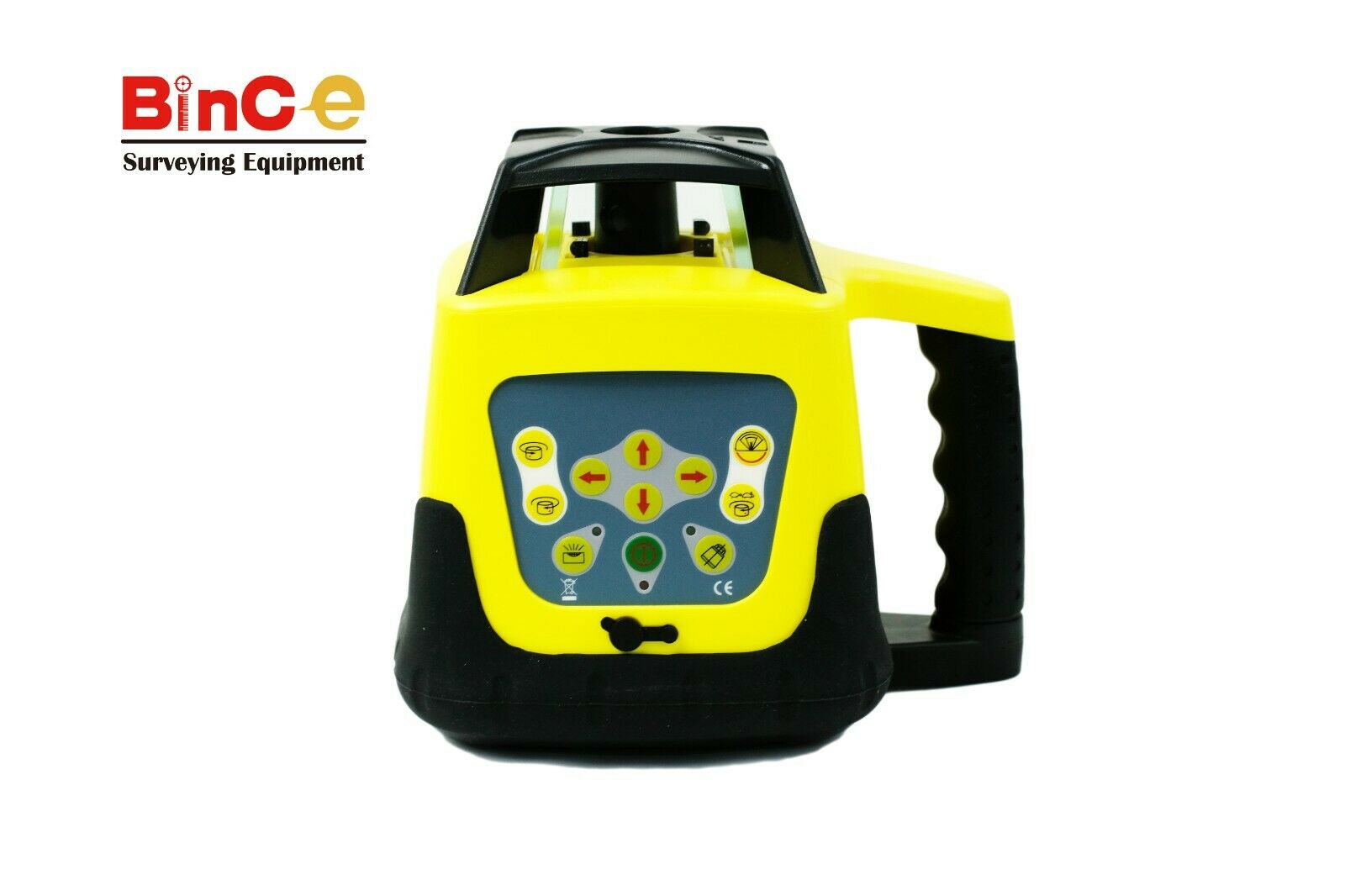 500M Electronic Leveling Green Rotating Rotary Laser Level w Control & Detecter