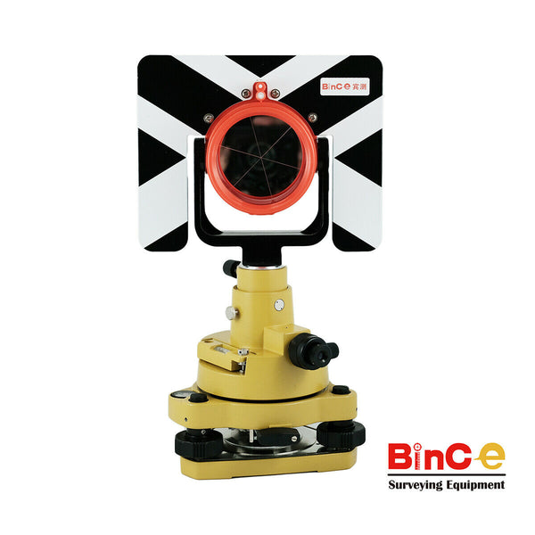 -30/0mm Survey Prism & Tribrach with Optical Plummet Adapter for Total Station