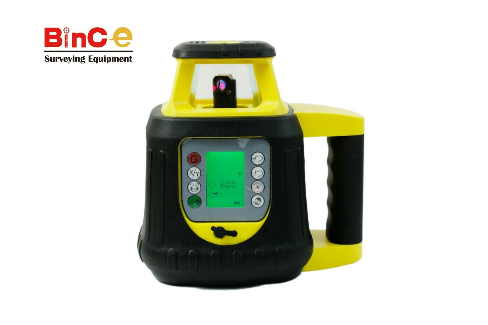 Electronic Leveling Red Rotating Rotary Laser Level w LCD Controller ...