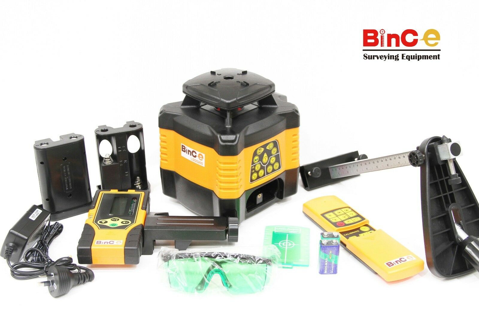 Green Beam Rotary Laser Level Dual Axis Grade Electronic Self Leveling Rotating
