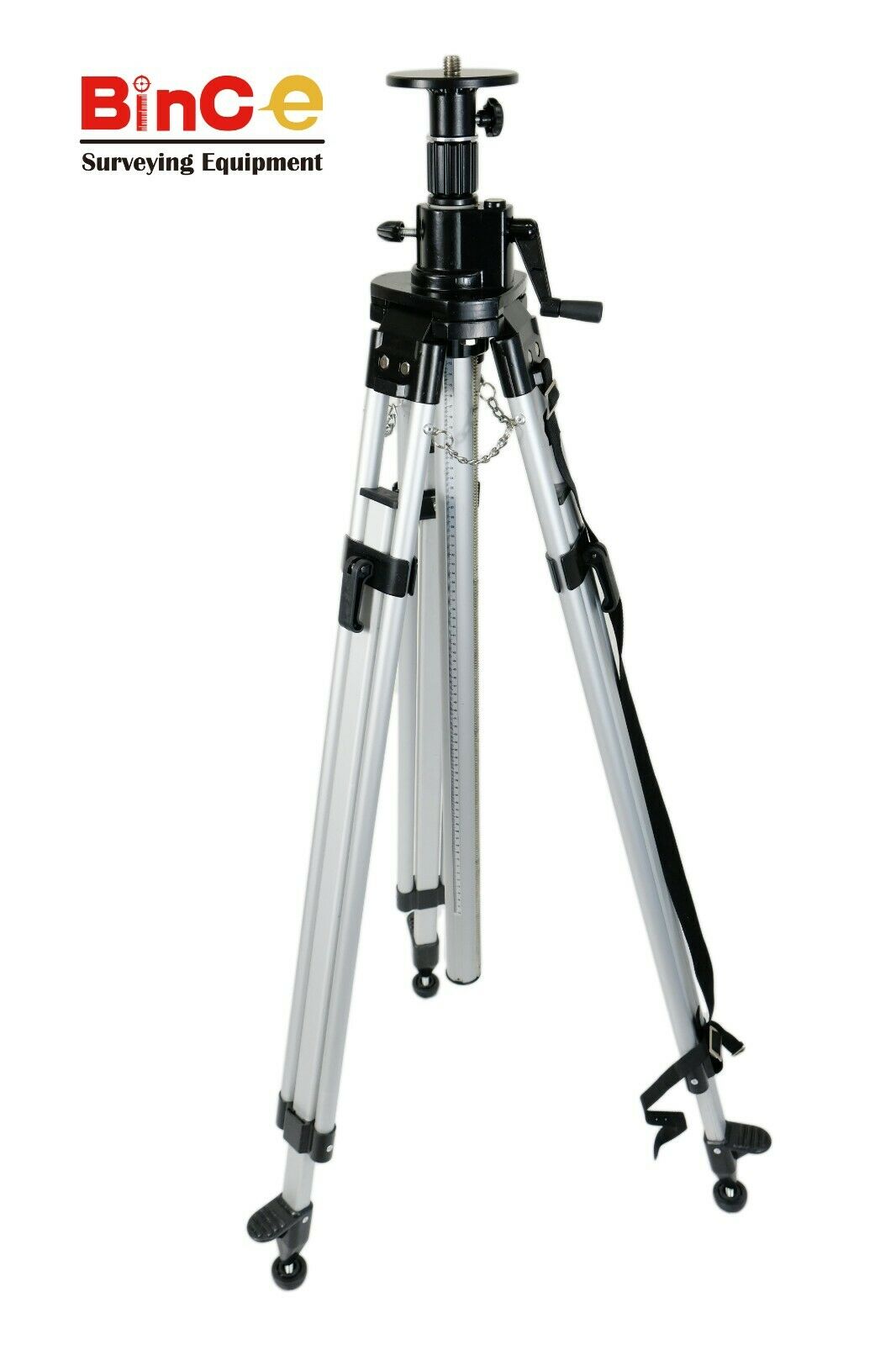 3.4M Elevating Tripod, Elevator Tripod for Survey Rotary Laser Level Surveying