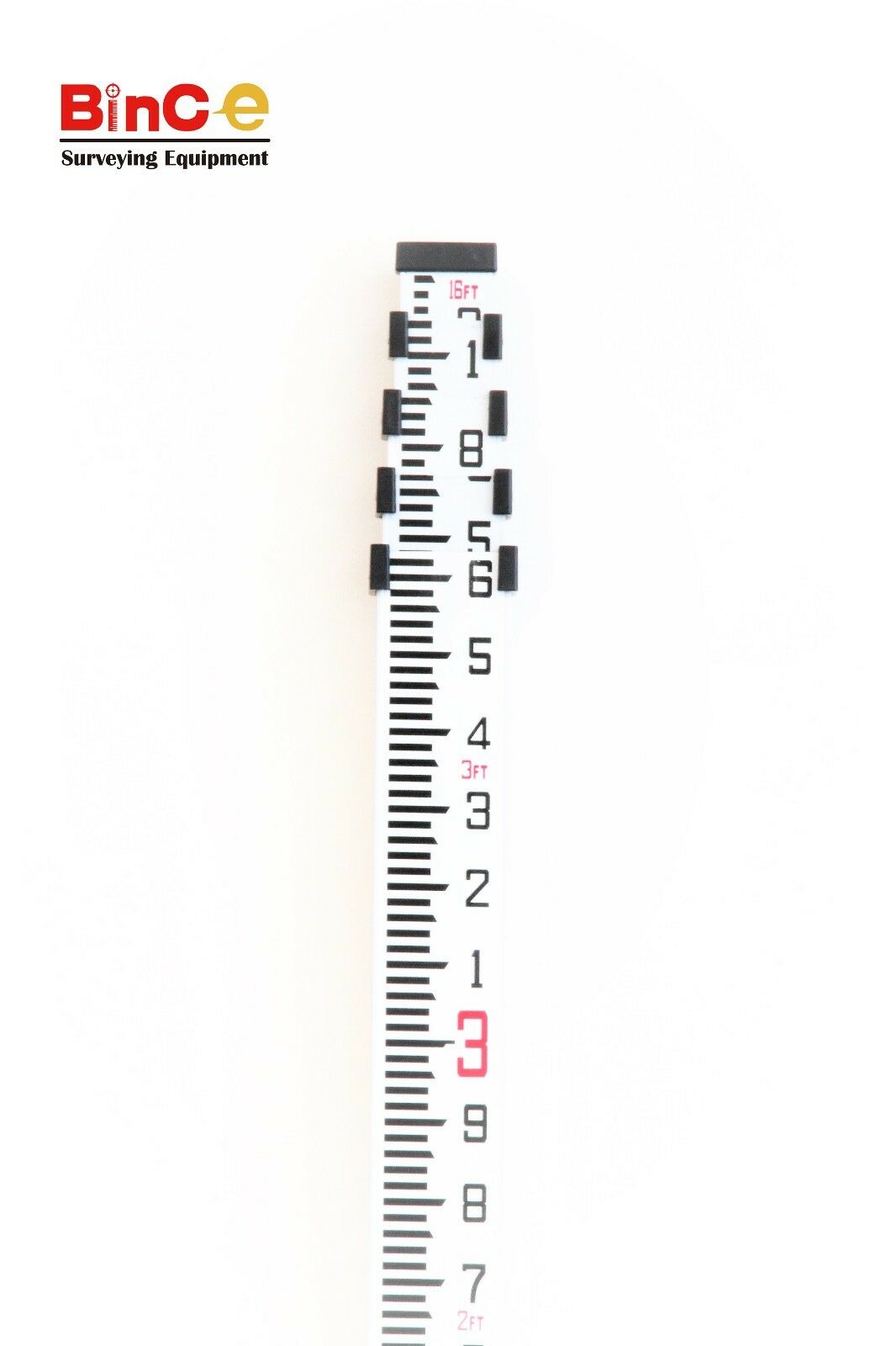 Aluminium Staff 16ft Imperial Grade Leveling Rod for Rotary Laser Dump ...