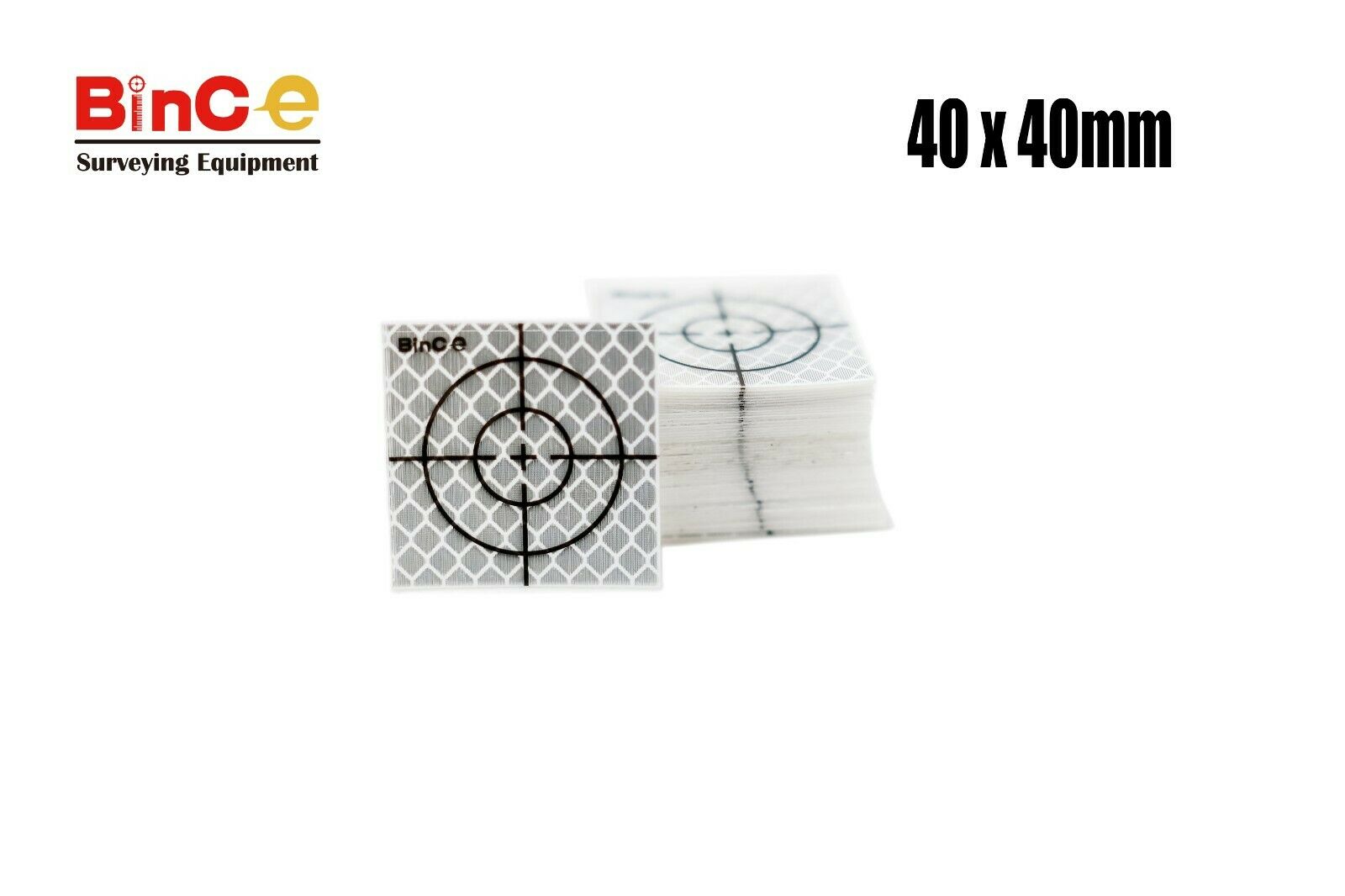 Reflective Prism Sheet Survey Targets Reflector Adhesive 100PCS Total ...