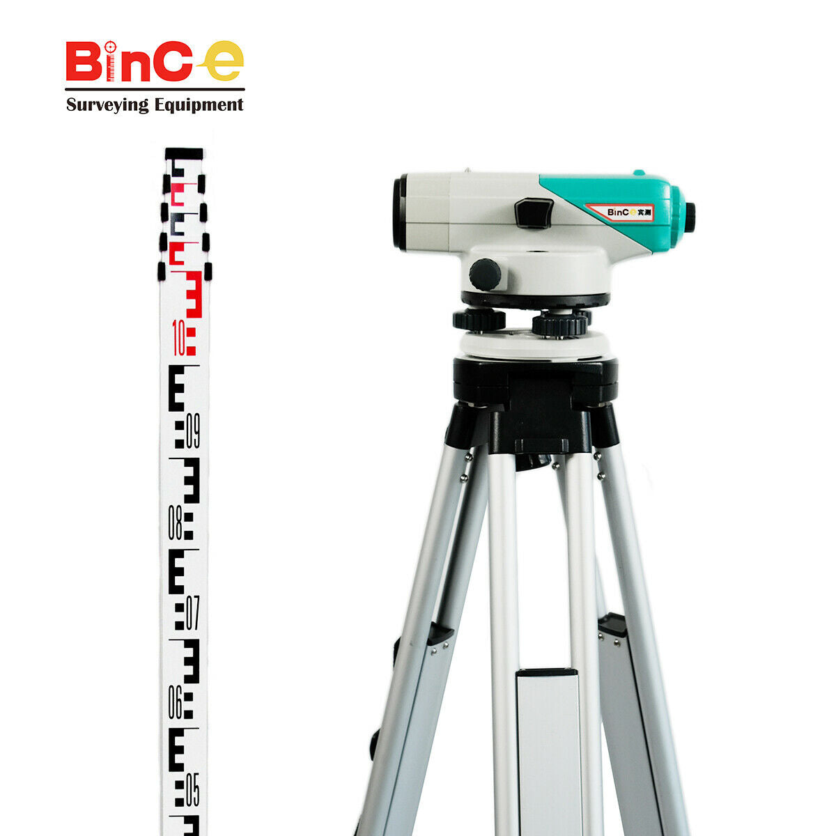 DSC-32X Automatic Dumpy Level 32X Magnification Calibrated with Tripod and Staff